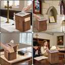 Prayer Request Box - Offering Boxes for Church, Cross Offering Box Collection Donation Charity Fundraising Box