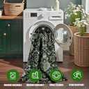 Runner Rugs 2x7 Boho Washable Area Rugs for Entryway Bathroom Kitchen, Long Rugs for Hallway Soft Low Pile Non-Slip Rubber Backing Oriental Dark Green