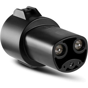 Lectron J1772 to Tesla Adapter 80 Amp (240V) - EV Charging Adapter Compatible with Tesla Model S/3/X/Y/Cybertruck and All Electric Vehicles in the NACS Alliance (Black)