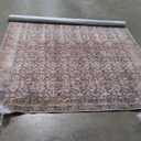 Loloi Amber Lewis Billie Collection, Ink & Salmon 7'-6" x 9'-6" Area Rug  Antique & Distressed Accent Rugs for Living Room, Bedroom, Entryway & Hallway, No Shed High Traffic Area Home Decor Rug