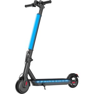 Hiboy S2 Lite Electric Scooter - 6.5" Solid Tires - Up to 10.6 Miles Long-Range & 13 MPH Portable Folding Commuting Kick-Start Boost Scooter for Teens