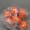 Liliful 36 Pack 4 Inch Fall Harvest Artificial Pumpkins Crafts Rustic Decorative Pumpkin Foam Pumpkins Decoration for Halloween Thanksgiving Wedding Dining Table Centerpiece Decorating (Orange)