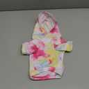 Tie Dye Dog/Cat Hoodie Puppy Sweater Sweatshirt, Cold Weather Coat Pet Clothes for Dog Cat, Small Size