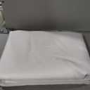 sancua 2 Pack White Tablecloth 60 x 102 Inch, Rectangle 6 Feet Table Cloth - Stain and Wrinkle Resistant Washable Polyester Table Cover for Dining Tables, Buffet Parties and Camping