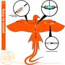 Parrot Kite for Kids & Adults, Outdoor Kite, Perfect for Beginners, Easy to use, Ideal for Beaches, backyards, Grassy Areas
