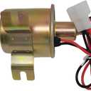 HEP-02A 12V Electric Fuel Pump Metal Solid Petrol 12 Volts Replacement For Motorcycle Carburetor ATV Trucks Boats For Gasoline or Diesel Engine HEP02A Low Pressure Gas Diesel Fuel Pump 2.5-4psi