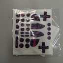 Controller Grips Tape for FLYDIGI Vader 4PRO/Vader 3PRO,Anti-Skid Sweat-Absorbent Controllers Handle Grips - Purple