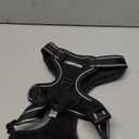 rabbitgoo Dog Harness No Pull with 2 Leash Clips, Adjustable Soft Padded, Reflective Oxford No Choke Pet Vest with Easy Control Handle for Medium Sized Dogs, Black, M