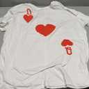Queen of Hearts Costume T-Shirt Halloween Deck of Cards T-Shirt 3XL 