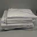 sancua 6 Pack White Tablecloth 90 x 156 Inch - Rectangle Table Cloth for 8 Feet Tables Stain and Wrinkle Resistant Washable Polyester Table Cover for Dining Wedding Banquet Party Buffet Restaurant