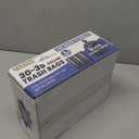 30-35 Gallon Trash Bags Heavy Duty 1.5 Mil - 35" x 37" 100 Count Large Black Garbage Bags 30+ Gallon Strong Plastic Trash Can Liners for Home Kitchen Commercial Lawn and Leaf