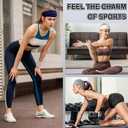 2 x 10 Pcs Thick Headbands for Women, Workout Headbands for Women, Sweatbands Elastic Stretch Non-Slip Sweat Wicking Headband