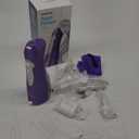 AquaSonic Water Flosser - Cordless Rechargeable Water Flossers for Teeth Cleaning - Waterproof Aqua Flosser, Portable Oral Irrigator for Dental Cleaning with 5 Jet Tips  Braces Home Travel (Satin Purple)
