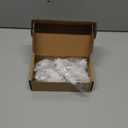 homdiy 10 Pack Cabinet Knobs 15/16 Inch Round Antique Brass Finish Aluminum Mushroom Knobs for Kitchen Bathroom Dresser Drawer, Single Hole