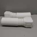 2 Pack Flexible Rain Gutter 21"to 60"Inches