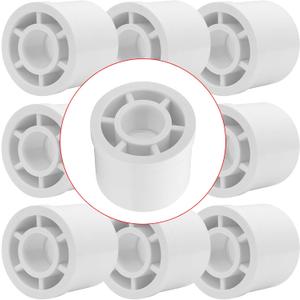 10Pack 1-1/2"x 1/2" PVC DWV Reducing Bush Adapter Pipe Fitting SCH40 PVC Reducer Bushing (Socket x Socket) PVC Pipe Reducing Bushing Fitting for Home Sewer Plumbing