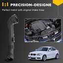 13717615026 Intake Hose Intercooler Hose to Throttle Housing Compatible With BMW 135i E82 E88, 335i E90 E91 E92 E93 E94 L6 2011 Air Intake 13717599294