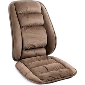 ALIBO Low Back Pain Relief Large Size Firm Lumbar Support and Nonslip Recliner Chair Seat Pads Cushion Back Rest Lumbar Cushion Pillow for Office,Dinning Desk Chair,Car,Truck Seats-Coffee