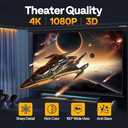 VIVOHOME Motorized Projector Screen with Remote, 16:9 100 Inch Auto Electric Projection Screen, HD 4K Movie Screen for Home Theater, Cinema, Office (87 x 49 Black)