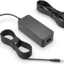 Superer 65W AC Charger Fit for Dell OptiPlex 7050 9020 3050 3070 3080 3090 3020 3060 5050 7070 3040 D09U D09U001 D10U D10U002 Micro Desktop Computer Power Adapter Supply Cord