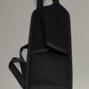 Linkidea Car Seat Side Large Water Bottle Holder Compatible with Owala FreeSip 24oz/32oz, Yeti Rambler 26oz/36oz, Auto Seat Large Car Bottle Hanging Storage Organizer with Mesh Pocket, Black