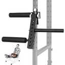 Power Rack Mounted Leg Extension and Curl Machine Fit for 26mm/ 1.02in Aperture, Seated Leg Extension Attachment for Home Gym, Leg Extensions Fitness Equipment for Leg Muscle Training