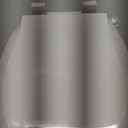 Toilet Seat Round Soft Close 16.5'', Toilet Lid Slow Close Quiet No Slam, Easy Installation & ReleaseSafe PP Material Easy Clean, Comfortable Ergonomic Design, 2 Years Support, White Plastic