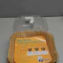 BYKITCHEN Perforated Air Fryer Liners for Ninja Pro AF141/AF181, Chefman, Instant Vortex, Cosori&5-8 QT Airfryer, 100PCS 9 Inch Disposable Air Fryer Parchment Paper Sheet Filters, Airfryer Accessories