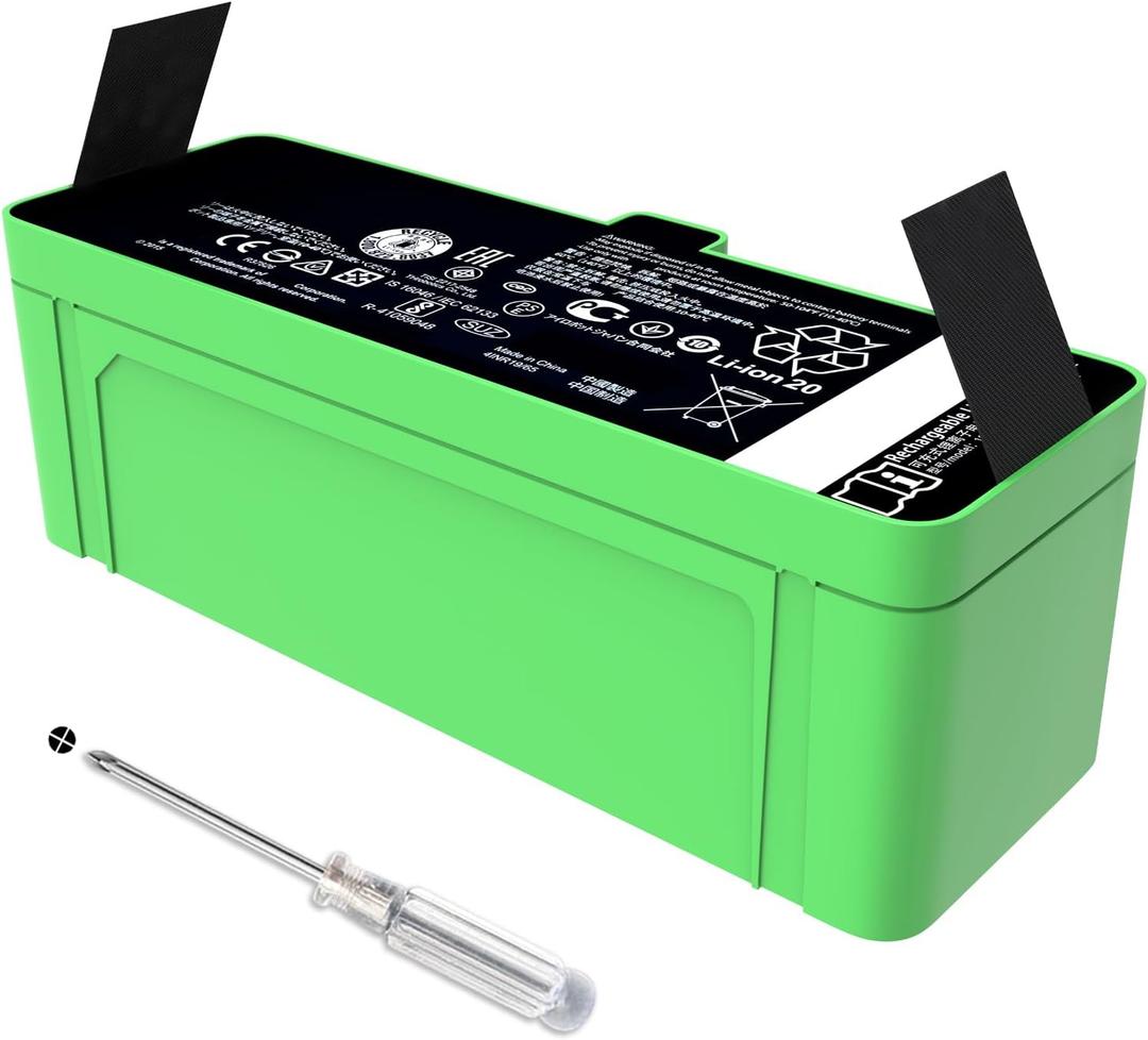3300mAh Upgrade Replacement Battery for iRobot Roomba 500 600 700 800 900 Series 4376392 battery Compatible with Roomba 960 981 970 965 801 805 850 860 890 891 895 695 690 685 680 670 665 652 1800LI
