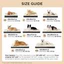 Bedsure Dog Beds Large Sized Dog - Comfy Flat Pet Beds with Removable Washable Cover, Orthopedic Egg Crate Foam Puppy Mat, Suitable for Pet Up to 65 lbs (36"L x 27"W x 3"Th, Grey)