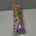 Fake Fall Mums Flowers Artificial for Outdoor Decoration 12 Bundles Faux Fall Mums Flowers for Outdoor Planters Silk Orange Daisy UV Resistant for Porch Front Door Patio Outside Yard Dcor