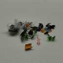 Sratte 26 Pcs Rainforest Animals Figures Playset Include Jungle Animals Figures Model Trees Rain Forest Diorama Project Supplies for Cake Topper Toddlers Gift Birthday Party Decor(Tray Not Included)