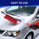 24" Snow Brush and Ice Scraper for Car Windshield, a Detachable and Portable Snow Scraper for Car with Ergonomic Anti-Slip Grip for Cars, SUVs
