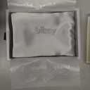 Blissy Silk Pillowcase - 100% Pure Mulberry Silk - 22 Momme 6A High-Grade Fibers - Silk Pillow Cover for Hair & Skin - Regular, Queen & King (Silver, King)