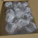 FOCUSLINE 24 Pack 9 Oz Clear Plastic Champagne Flutes, Stemless Plastic Champagne Glasses Clear, Heavy Duty Toasting Glasses, Shatterproof and Disposable Cups Perfect For Any Party