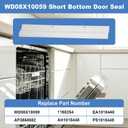 WD08X10059 Dishwasher Short Bottom Door Seal, Compatible with GE | Replaces AP3860882 1168254 AH1018448 EA1018448 PS1018448 Dishwasher Door Seal