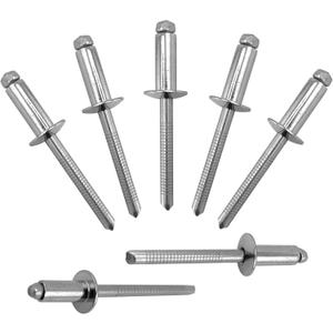 ALLCLEAN 45 Pcs 1/4" x 5/8" Stainless Steel Blind Pro Rivets,6.4 x 16mm Pop Rivets,Stainless Steel Grip and Stainless Steel Mandrel