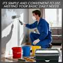 Maitys 32 Pack Disposable Clear Paint Bucket Liner 39.4 x 25.6 Inches Use with Latex Solvent Based Paint for Painting and Keeping Buckets Clean