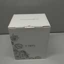 Rosaura Acrylic Display Case Compatible with Labubu POP MART Doll, Clear Storage Box Shelf for Collectibles, 3.5" Figure Spot in Preserved Flowers Rose Diorama. (NO Doll) (Red, Acrylic)