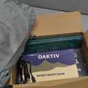 Oaktiv Heated Lunch Box – 45W Cordless Electric Lunch Box for Adults, 33.8oz Rechargeable Food Warmer with Timer & Carrying Case