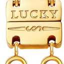 Dailyacc Lucky Necklace Layering Clasp 18K Gold and Silver Strong Multiple Necklace Clasps For Layered Separator