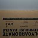 UMIG 12 PCS 4' x 2' x 0.32'' Polycarbonate Greenhouse Panels, Twin-Wall Waterproof UV Protected Corrugated Plastic Roof Panels Sheets, Clear Replacement Panels for Greenhouse, Outdoor, Plant