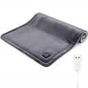 Comfheat USB Heating Pad for Travel Warmth Outdoors, 5V Small Heated Pad FSA Eligible HSA Non-Rechargeable Heat Therapy for Pain Relief Abdomen Cramps, 3 Heat Settings & Auto Off (16"x 12") Gray