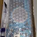 Rear Back Glass Replacement for iPhone 14 Plus 6.7-inches + Pre-Installed Plate and Camera Frame and Lens + Reparing Tool Kit (Purple)