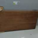 MAONAME Extra Large Ottoman Tray, 36 x 12 Inches Black Walnut Wooden Tray
