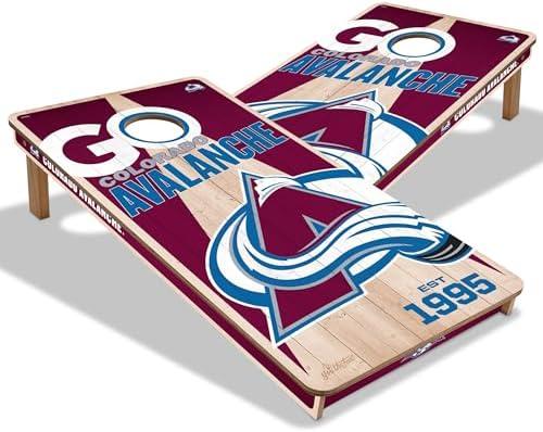 YouTheFan NHL Colorado Avalanche 2’ x 4’ Cornhole Game