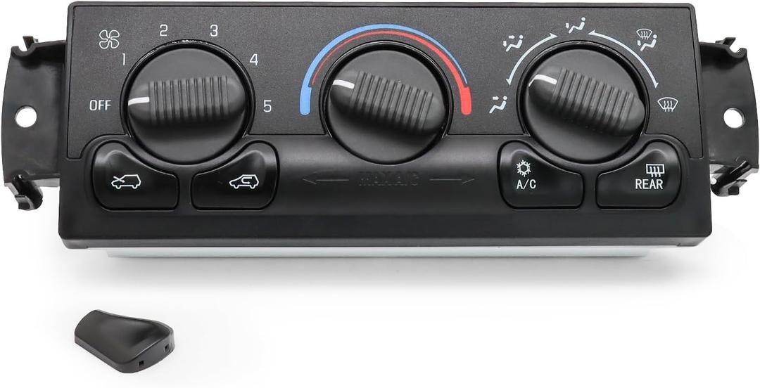 599-218 Front A/C Heater Climate Control Module Panel Switch for 1999-2002 Chevy Tahoe Avalanche Suburban Silverado 1500 2500 3500 HD, GMC Yukon Sierra 1500 2500 3500 HD HVAC Control Switchs