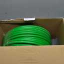 Sewer Jetter Kit for Pressure Washer,Water Jet Drain Cleaning Hose with Corner Rotating Button Spring Nose 1/4" NPT Sewer Cleaning Tool High-Pressure Nozzles,5800 PSI 200 FT (Green)