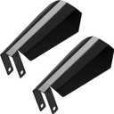 PBYMT Gloss Black Coffin Cut Handguards Hand Guards Compatible for Harley Touring Street Glide Road King Electra Glide Bagger 2014-2023 (Hydraulic Clutch Style-Large)