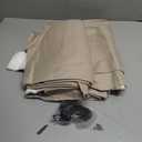 Blackout Curtain, Beige, Size: 50*95in, 2 Pcs